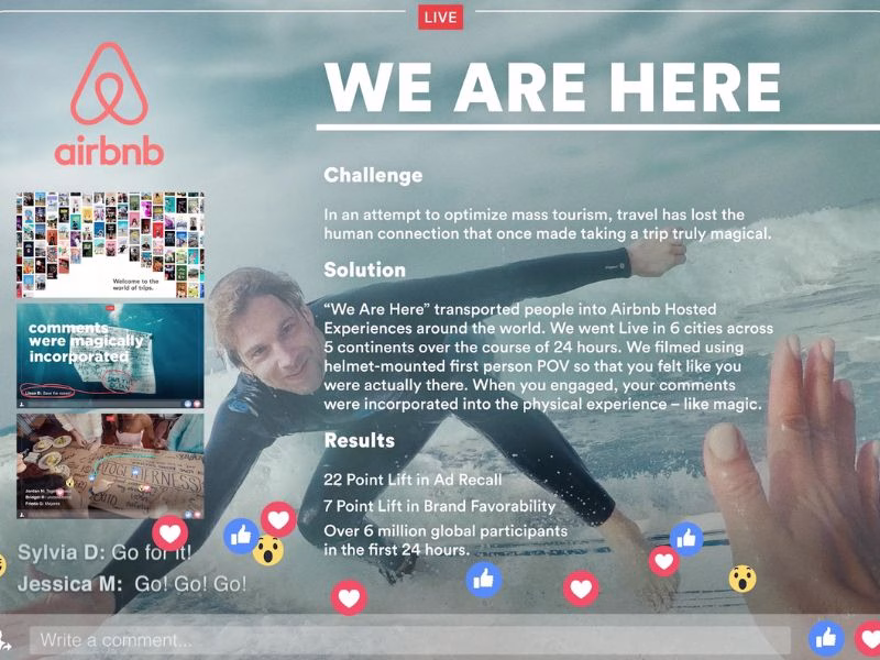 Airbnbs We Are Here Campaign Hyper Content Airbnb we Are Here Campaign Promoting Unique Travel Experiences