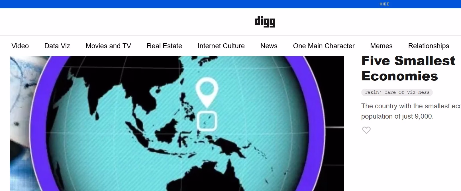 Digg Home Page Hyper Content Digg Home Page Screenshot