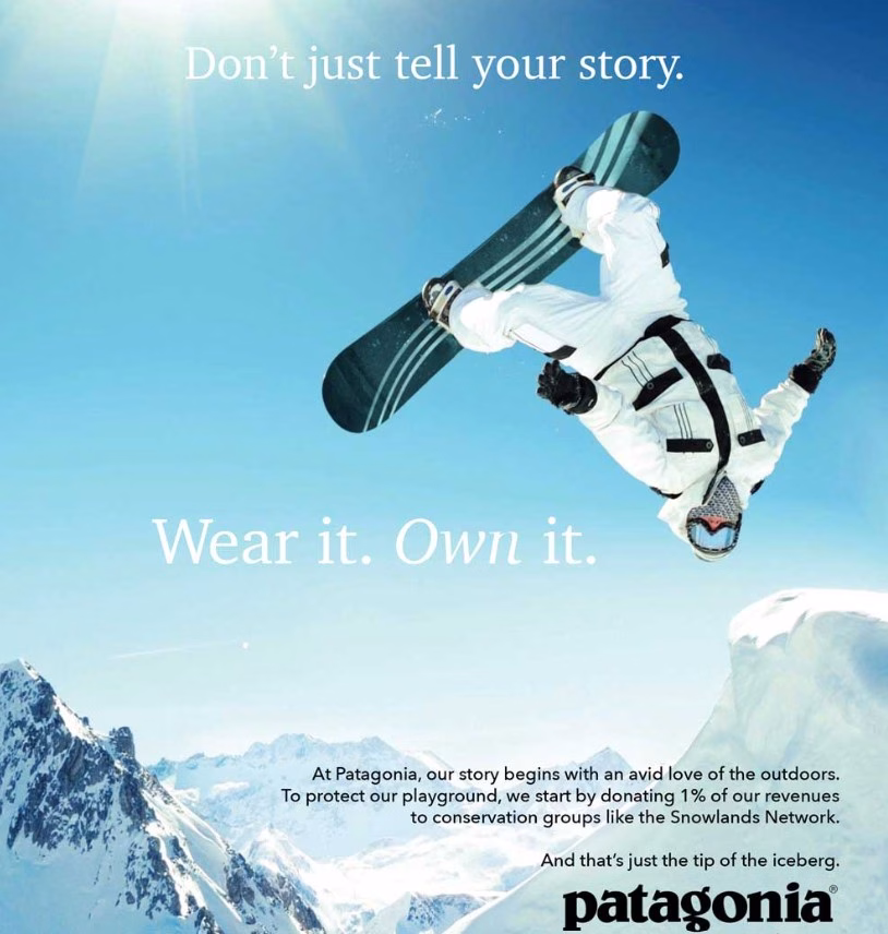 Patagonia Brand Ad Hyper Content Patagonia Marketing Approach