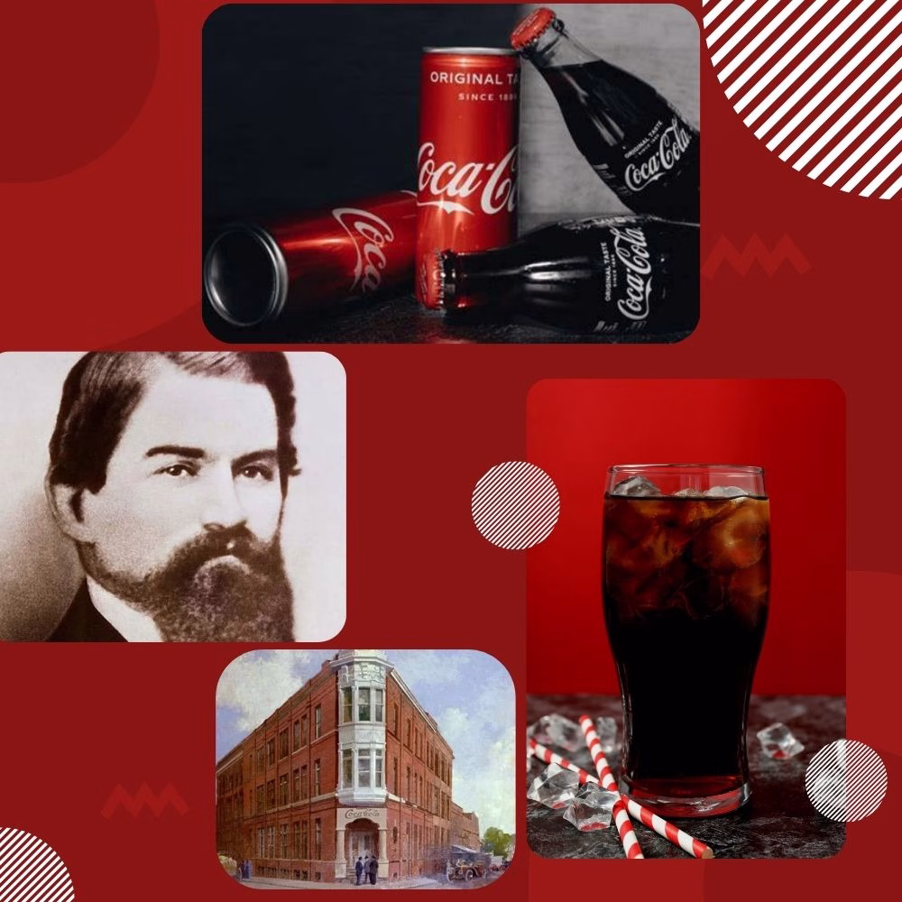 Infographic Showing Coca colas Key Campaigns Branding Elements and Collaborations