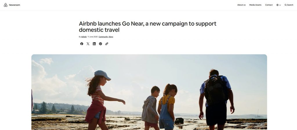 Airbnb Go Near Campaign Hyper Content Blog Airbnb Go Near Campaign Promoting Local Travel Post covid 19