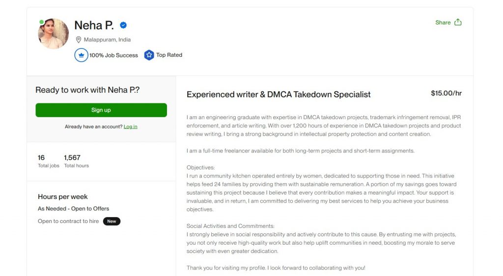 Freelancer About Us Hyper Content Blog Freelancer About Us Page for Personal Branding Example
