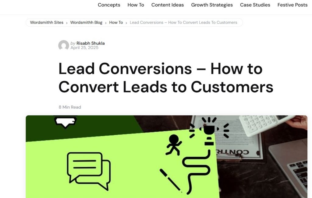 Long Form Content HowTo Guide Example Hyper Content Blog Screenshot of a Detailed How to Blog Guide