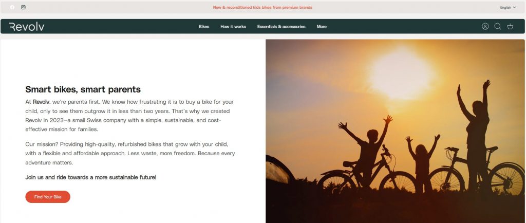 Revolv About Us Hyper Content Blog Revolv Bikes About Us Page Using Storytelling Style