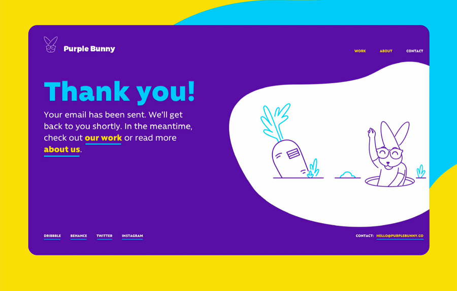 Thank You Confirmation Page Example Hyper Content Blog Thank You Confirmation Page with Next Steps and Share Buttons