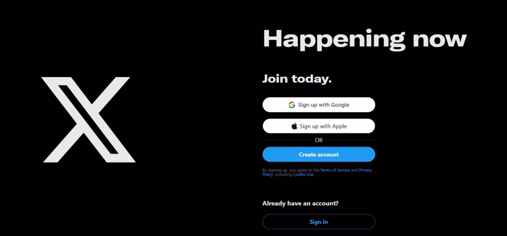 Social Media Homepage Design Hyper Content Social Media Homepage with Login Prompt and Trending Topics