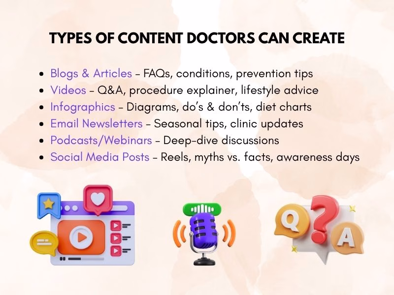 Types of Content Doctors Can Create Hyper Content Different Types of Content Doctors Can Create for Effective Patient Engagement