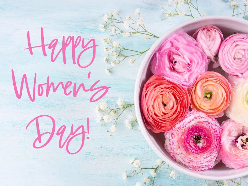 International Womens Day Wishes Hyper Content International Womens Day Wishes with Floral Background Celebrating Women