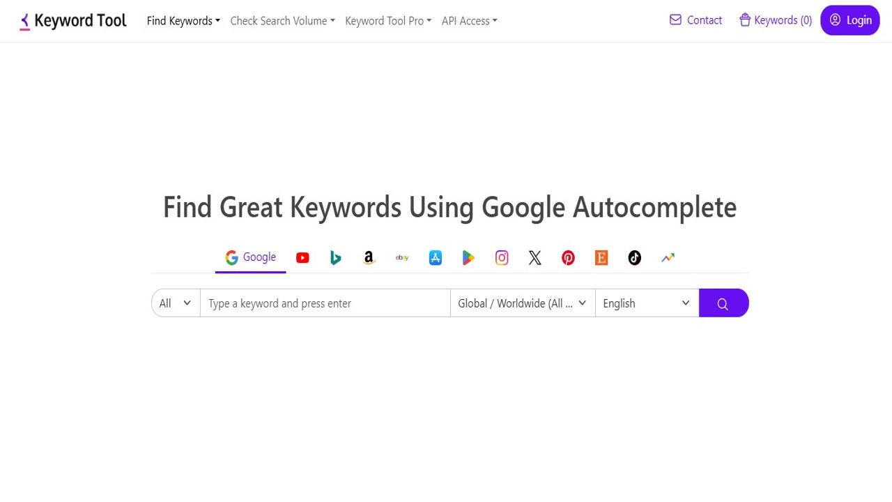 Image highlighting home page of KeywordToolio Hyper Content Blog Home Page of Keywordtoolio