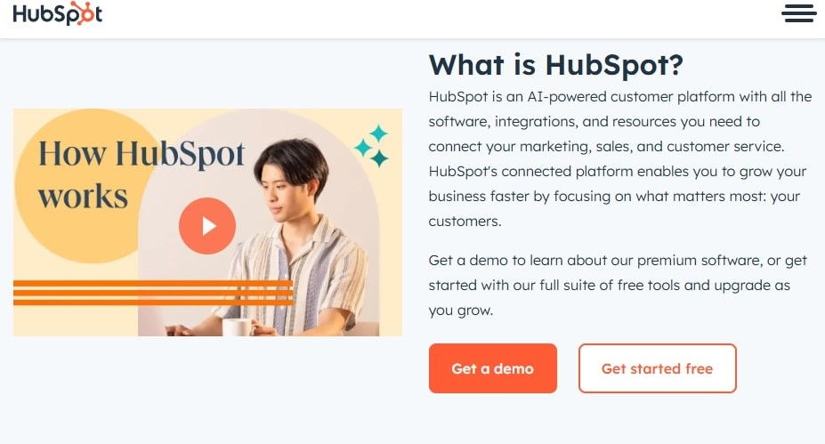 hubspothomepage Hyper Content Blog Homepage of Hubspot