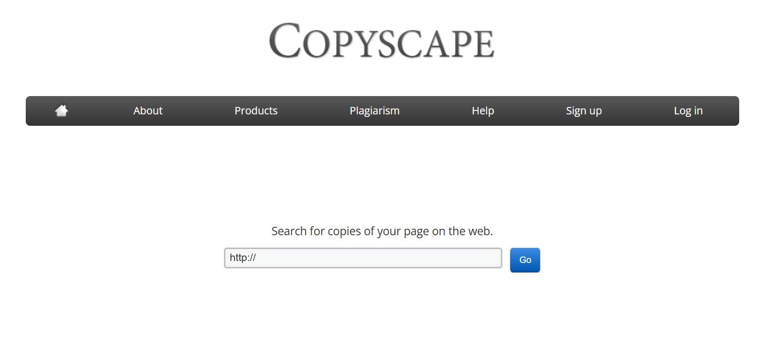 copyscapeplagiarismchecker Hyper Content Blog Copyscape Home Page Image