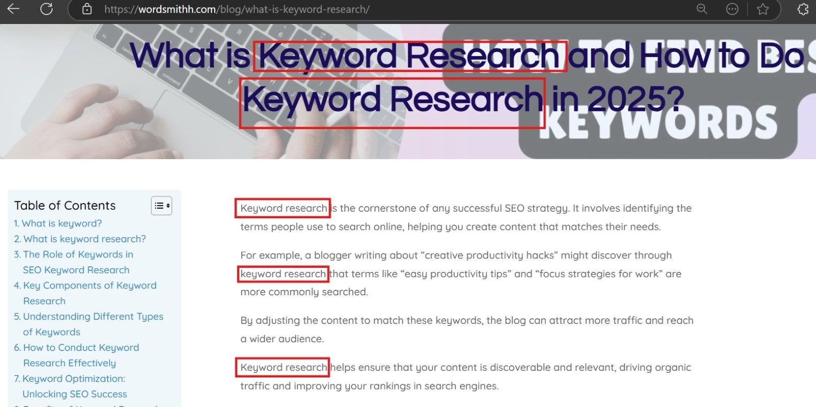 keywordplacementanddensityinablog Hyper Content Blog Keyword Placement in a Blog