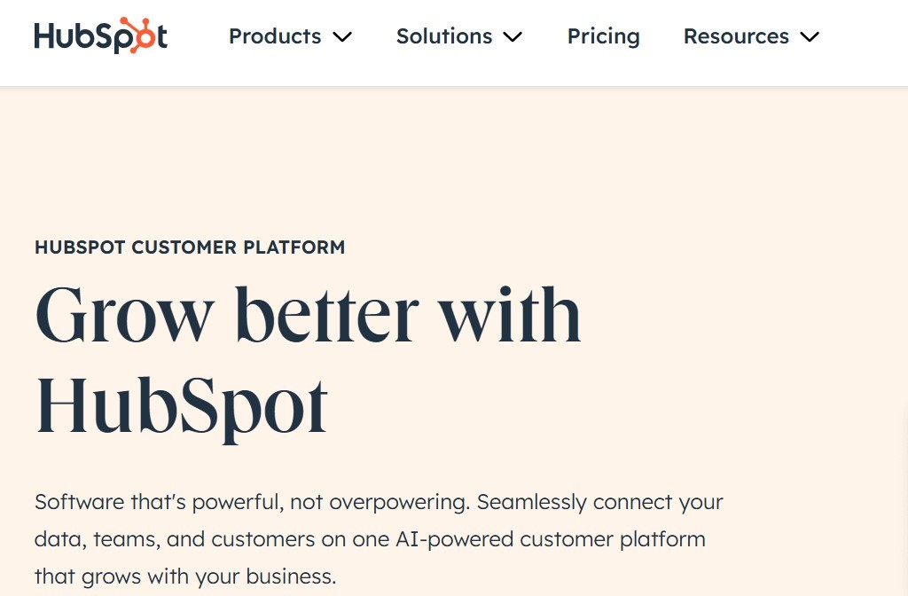 hubspothomepage Hyper Content Blog Home Page of Hubspot