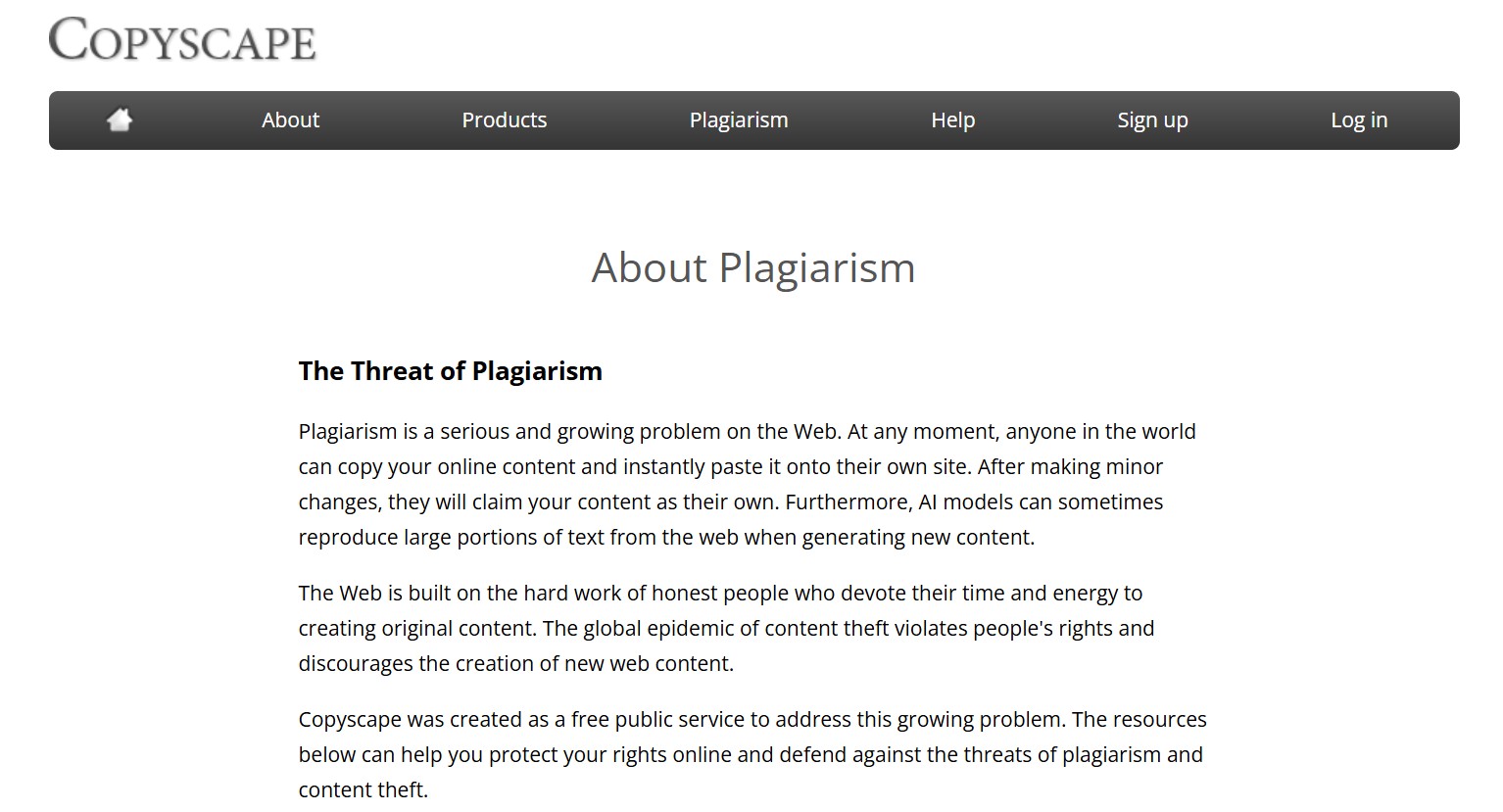 copyscapehomepage Hyper Content Blog Home Page of Copyscape