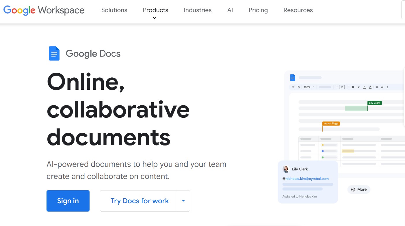 googledocshomepage Hyper Content Blog Home Page of Google Docs