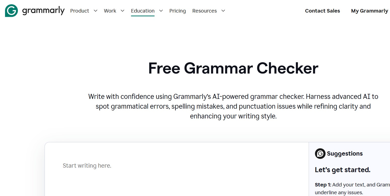 grammarlyhomepage Hyper Content Blog Home Page of Grammarly