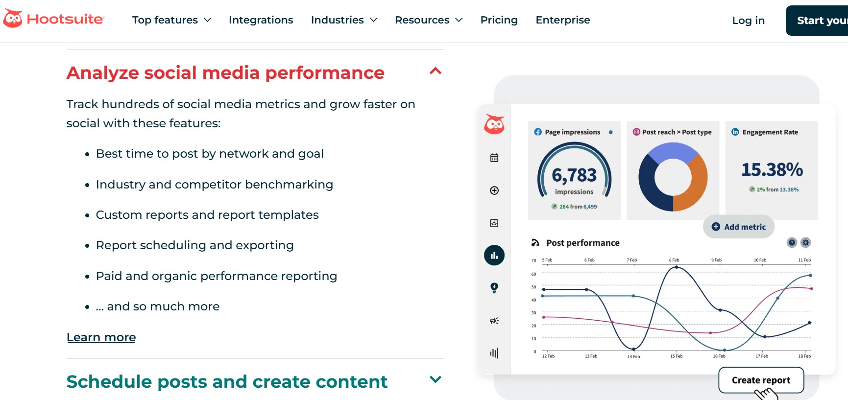 Hootsuite Powerful Social Media Management Platform for Businesses Hyper Content Blog Hootsuite Homepage Showcasing Social Media Management and Marketing Tools