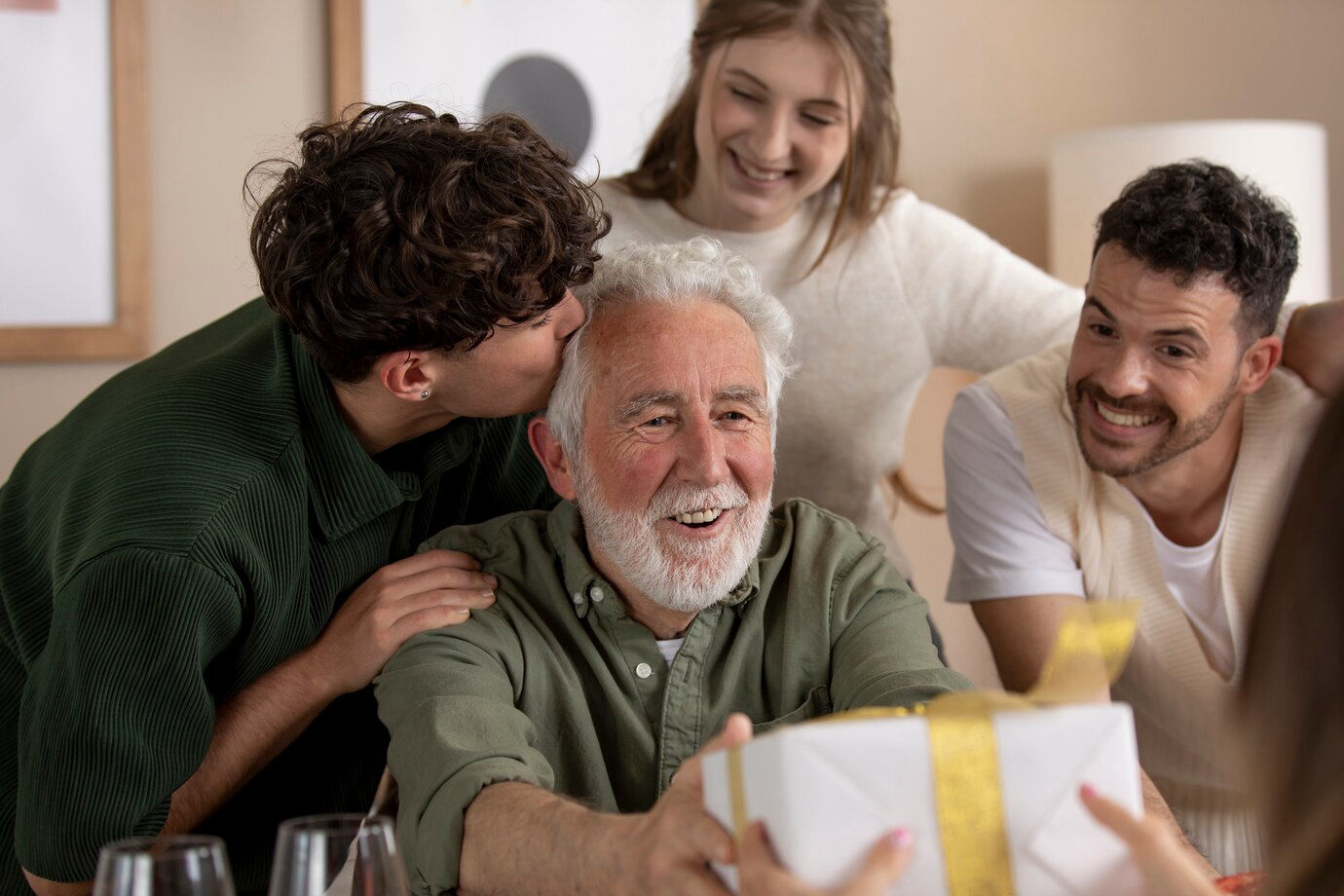 Fathers Day Wishes for a Friend Celebrating Fatherhood Hyper Content Blog a Person Giving Fathers Day Wishes to Their Friend in a Joyful Moment