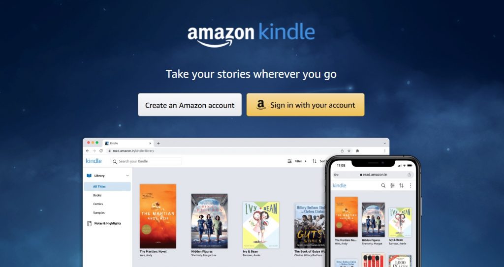 Amazon Kindle The Portable EReader for Book Lovers Hyper Content Blog Amazon Kindle E book Reader Held in Hand