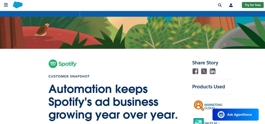 Salesforce Success Stories Case Study LongForm Example Hyper Content Blog Salesforce Customer Success Case Study Example