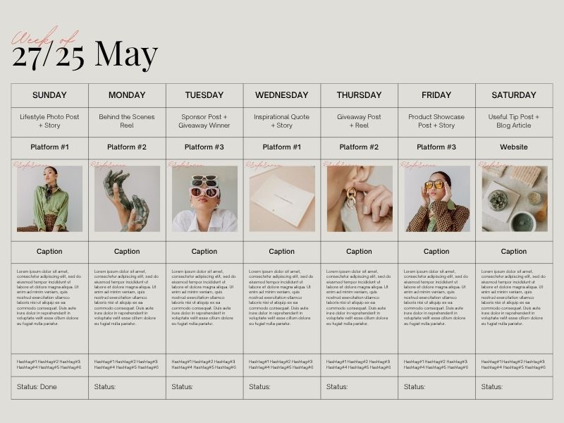 Weekly Facebook Post Ideas Hyper Content Blog Weekly Facebook Content Calendar with Post Ideas